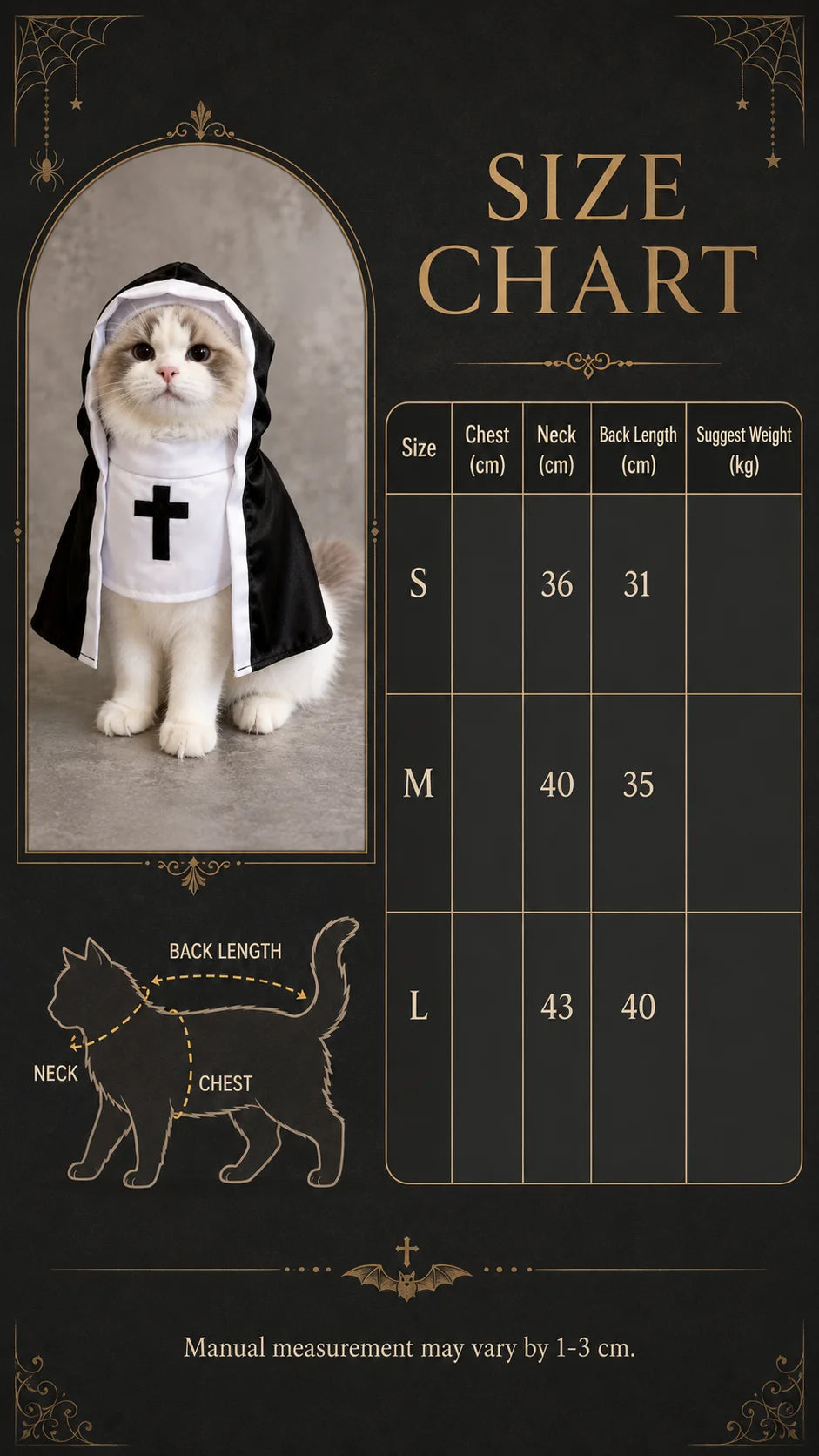 Lightweight Comfortable Pet Cosplay Hooded Cape Outfit, For Small Medium Cats Dogs, Smooth Satin Fabric With Embroidered Cross Pattern, Pet Halloween Costume Cloak, Festival Dress‑up Apparel, Theme Party Props For Cosplay G