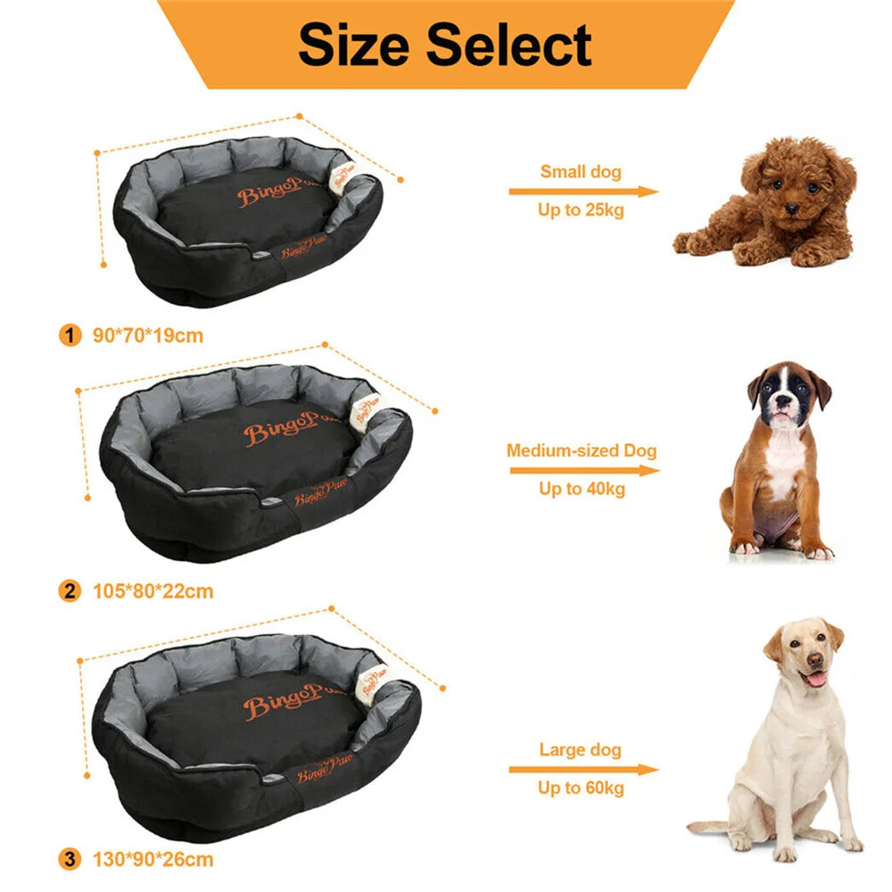 XXL XL L Orthopedic Sofa Dog Bed Waterproof Pet Mat Kennel Washable Pet Puppy Basket Cushion Removable fr Small Medium Large Dog